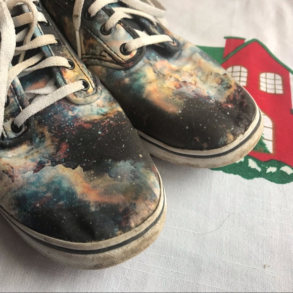 Galaxy Vans Sneakers 👟 - Picture 2 of 8